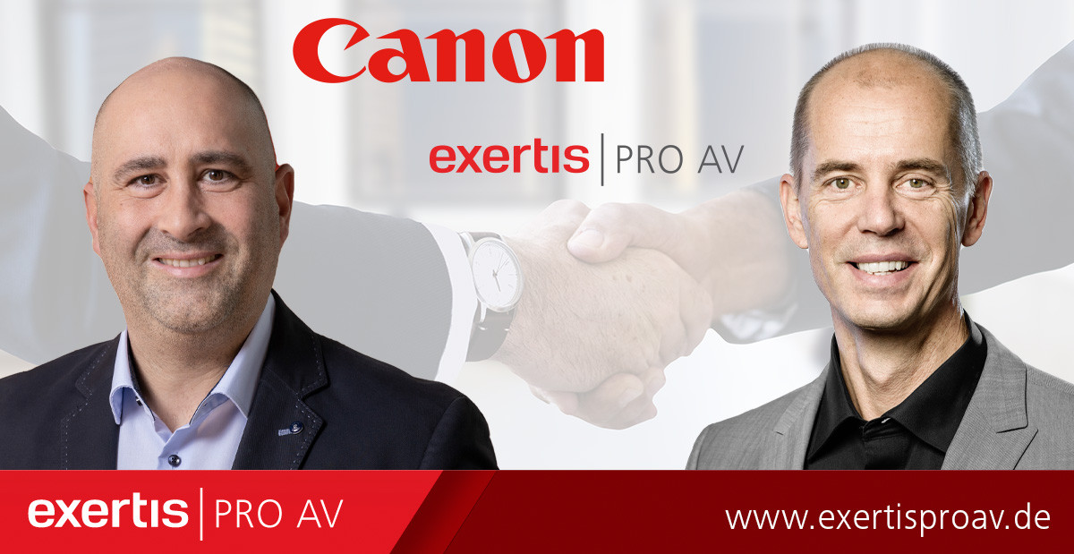Exertis AV ist neuer Distributor für das Canon PTZ-Kamerasegment